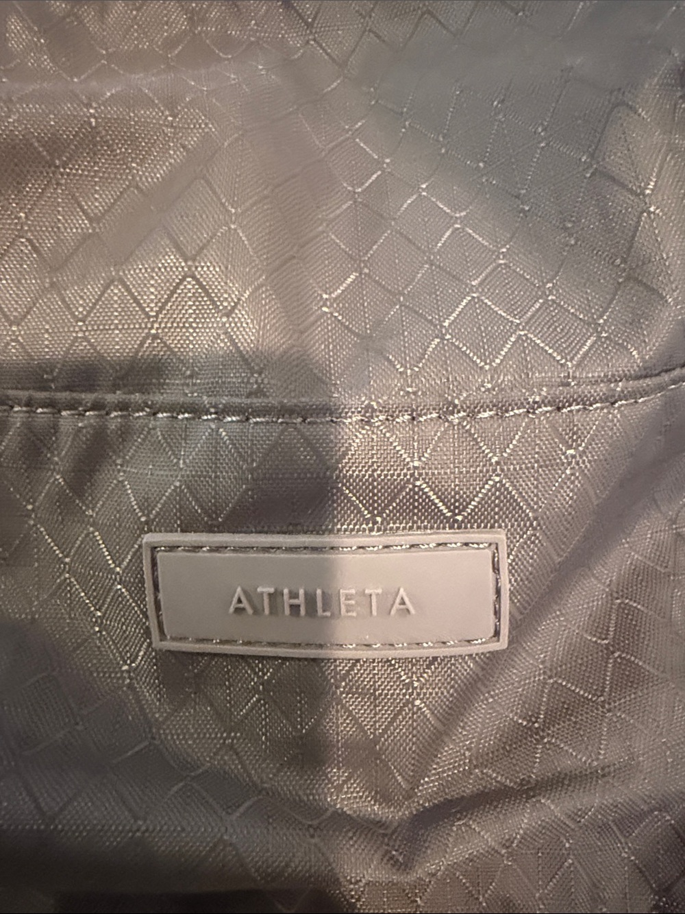 Athleta Pewter Crossbody Sling Bag - Picture 2 of 7